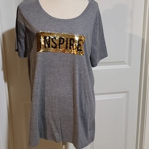 Ladies, Lane Bryant, duel saying t shirt